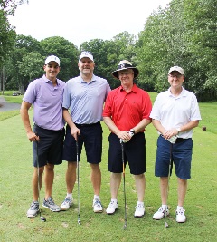 Golf Classic winning foursome