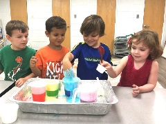 Holy Family STEM experiment