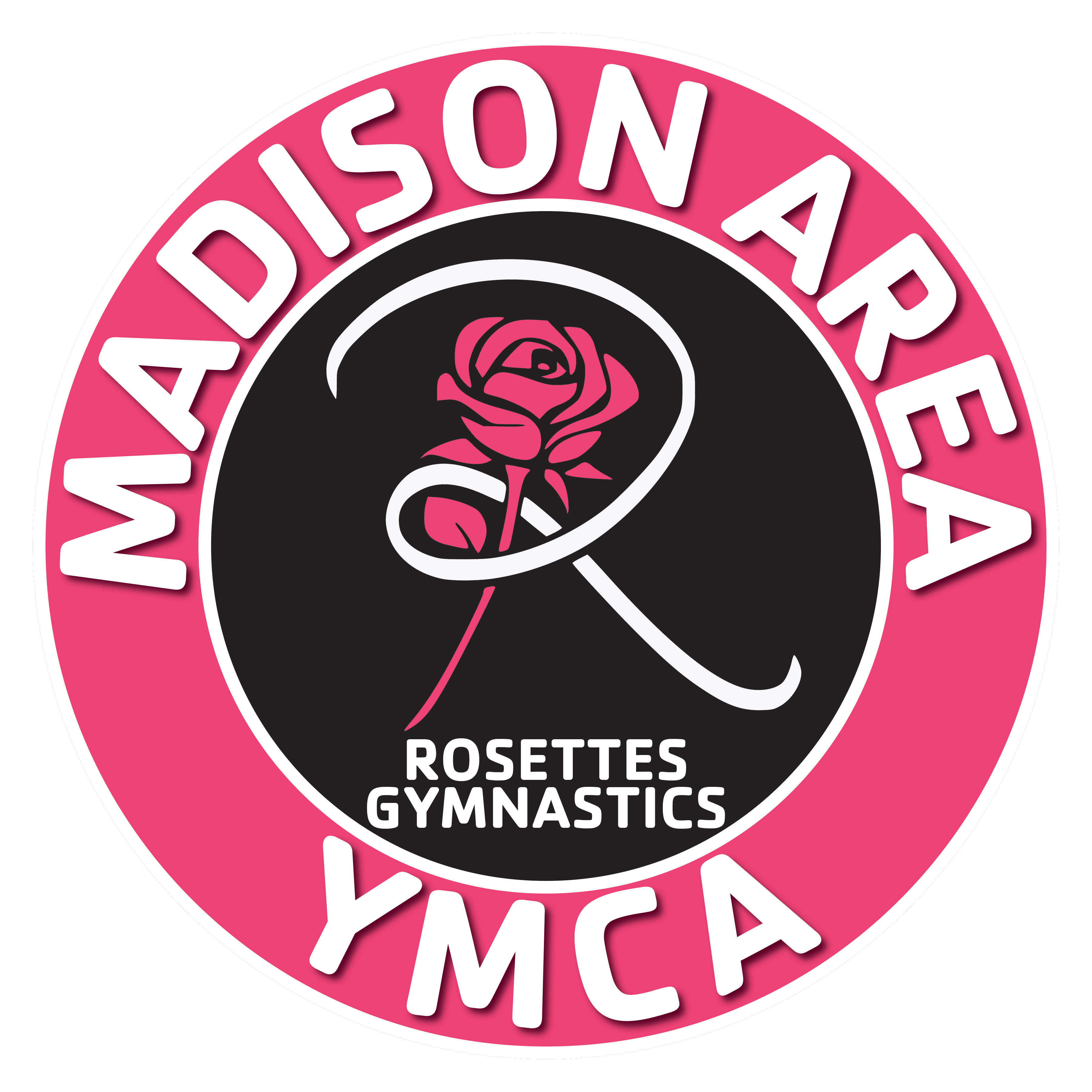 MADISON AREA YMCA Rosettes medallion white background